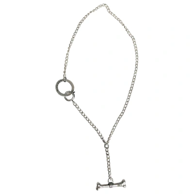 Pre-owned John Richmond Necklace In Silver