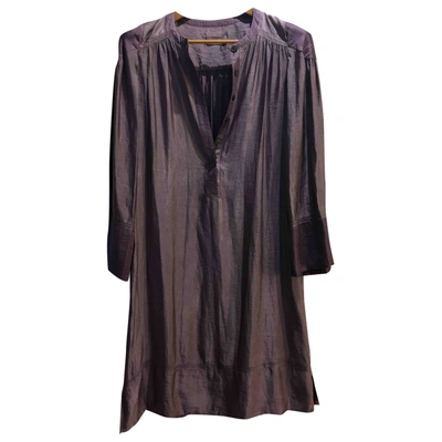 Pre-owned Zadig & Voltaire Mid-length Dress In Purple