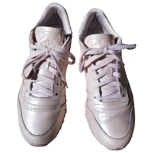 reebok metallic sneakers