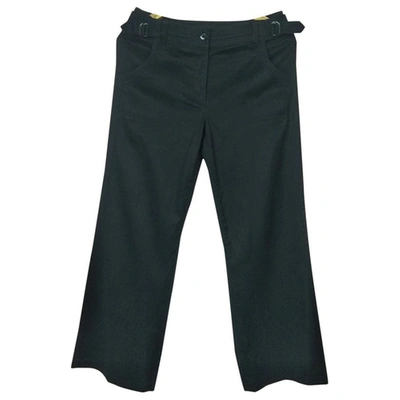 Pre-owned Krizia Trousers In Black