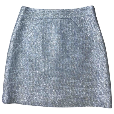 Pre-owned Kate Spade Mini Skirt In Metallic