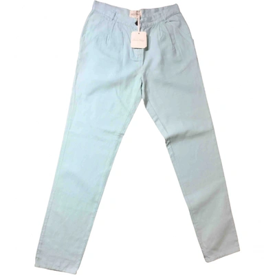 Pre-owned American Vintage Trousers In Blue