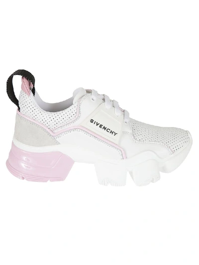 Givenchy Basket Basse Jaw Sneakers In White/pink