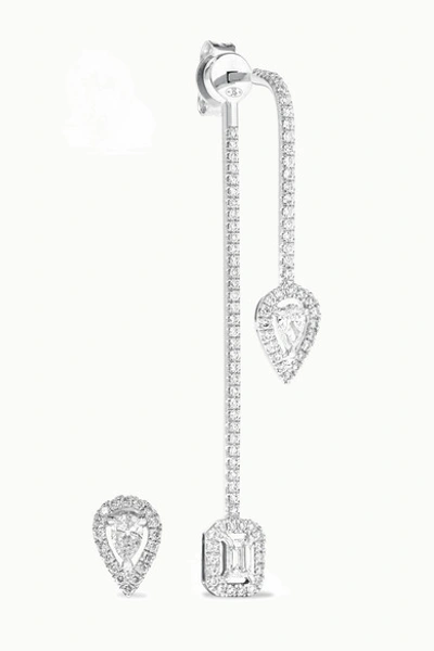 Messika My Twin 18-karat White Gold Diamond Earrings