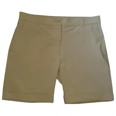 Pre-owned J. Lindeberg Beige Cotton Shorts