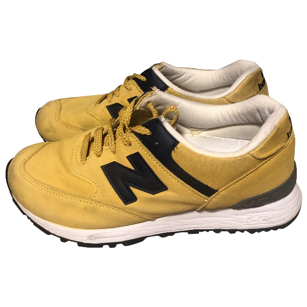 new balance yellow trainers