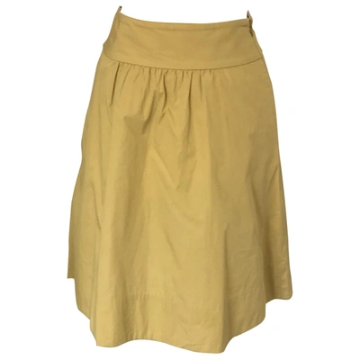 Pre-owned Jcrew Mid-length Skirt In Yellow