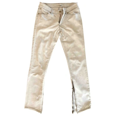 Pre-owned Superfine Short Jeans In Grey