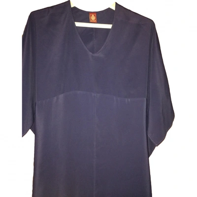 Pre-owned Dondup Silk Tunic In Purple