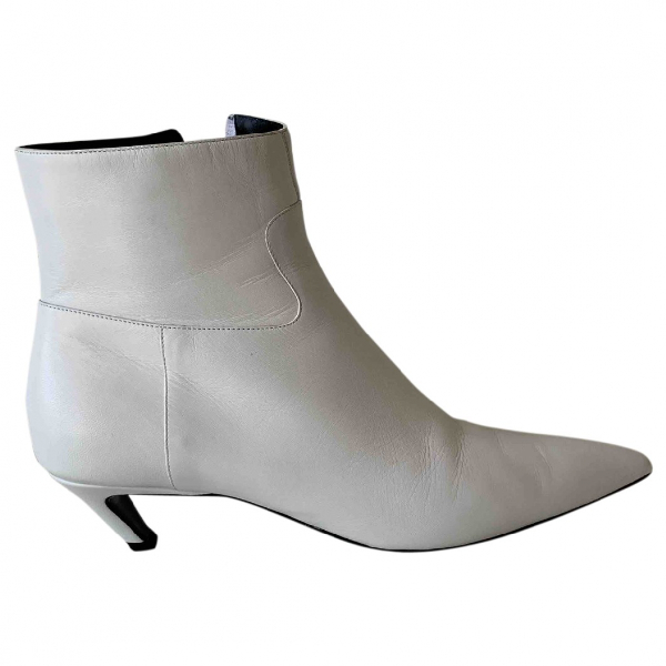 balenciaga bottes blanche