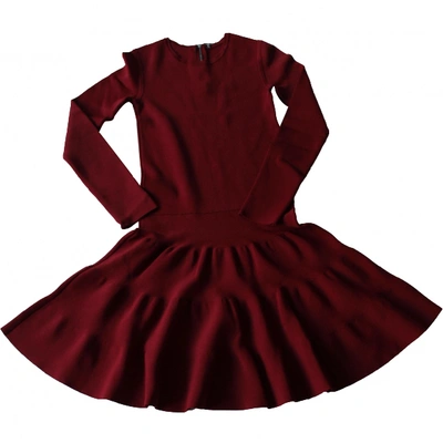 Pre-owned Barbara Bui Mini Dress In Red