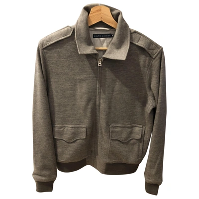 Pre-owned Ralph Lauren Wool Jacket In Grey