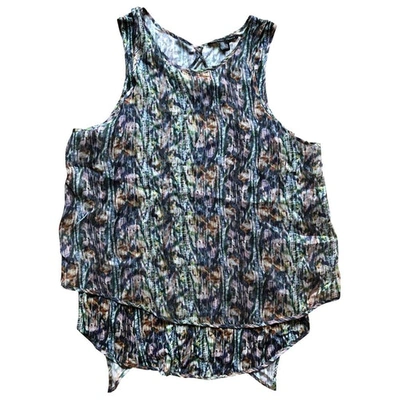 Pre-owned Theyskens' Theory Silk Vest In Multicolour