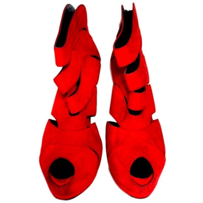Pre-owned Giuseppe Zanotti Heels In Red