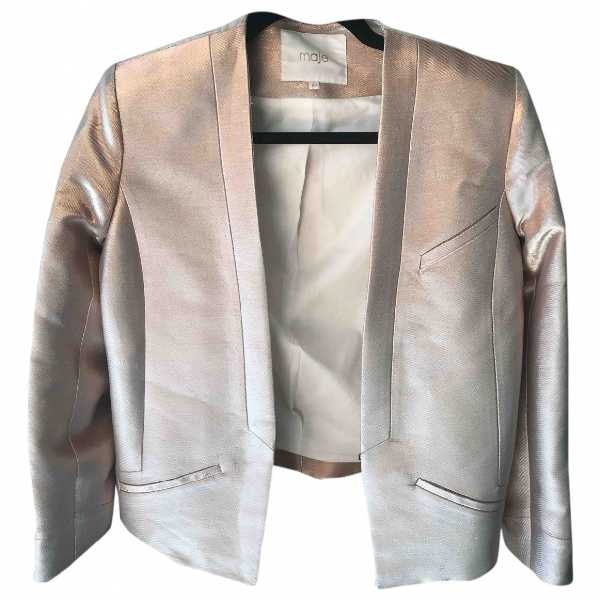 maje white jacket