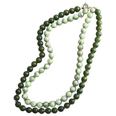 Pre-owned Guy Laroche Necklace In Green