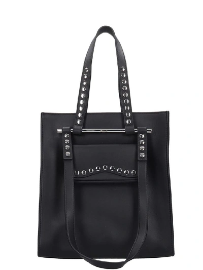 Ash Scarlett Tote In Black Leather