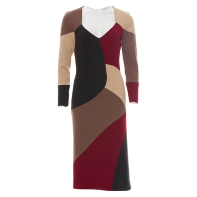 Pre-owned Missoni Wool Mid-length Dress In Multicolour