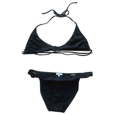 Pre-owned Burberry Two-piece Swimsuit In Black