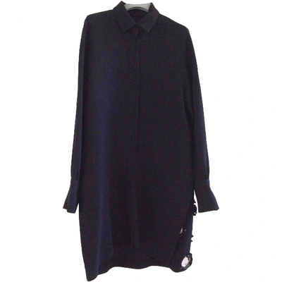 Pre-owned Msgm Dress In Black