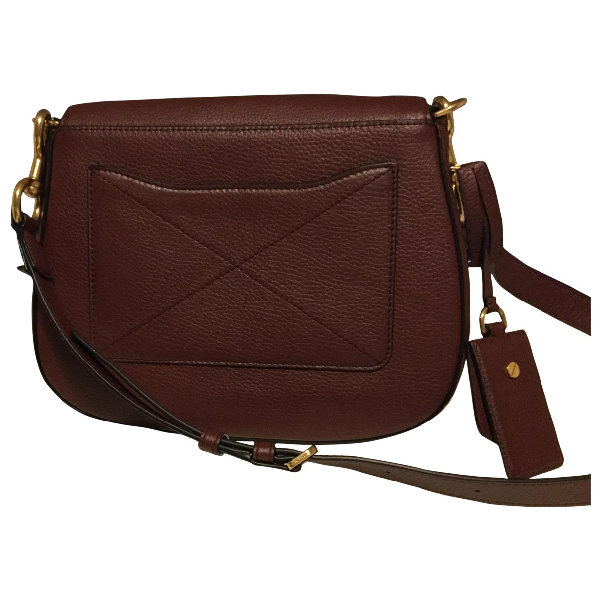 Pre-Owned Marc Jacobs Burgundy Leather Handbag | ModeSens