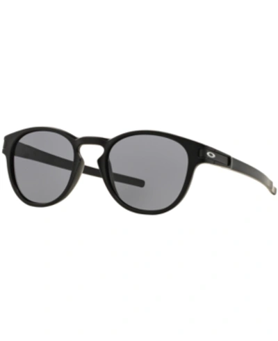 Oakley Latch 53mm Sunglasses - Black In Black Matte/grey