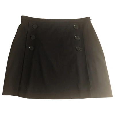 Pre-owned Sonia Rykiel Mini Skirt In Black