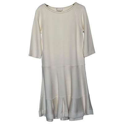 Pre-owned Chloé Mid-length Dress In Ecru
