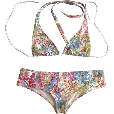 Pre-owned Fendi Multicolour Swimwear