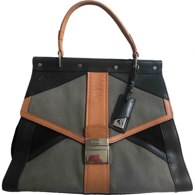 Pre-owned Aquascutum Leather Handbag In Multicolour