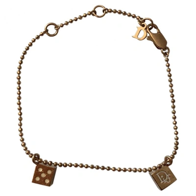 Pre-owned Dior Gold Metal Bracelet