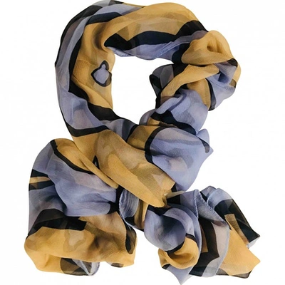 Pre-owned Malo Silk Stole In Multicolour