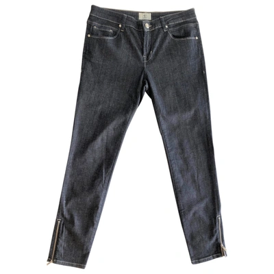 Pre-owned Cerruti 1881 Straight Jeans In Navy