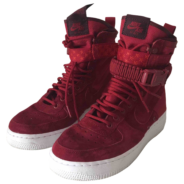 air force 1 burgundy suede