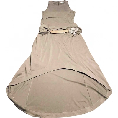 Pre-owned Brunello Cucinelli Maxi Dress In Brown
