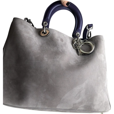 Pre-owned Dior Issimo Handbag In Purple