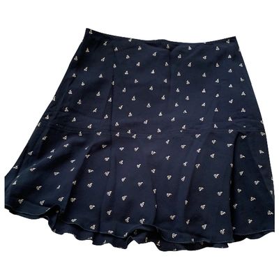 Pre-owned Les Coyotes De Paris Navy Skirt