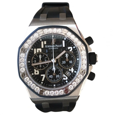 Pre-owned Audemars Piguet Royal Oak Offshore Watch In Black