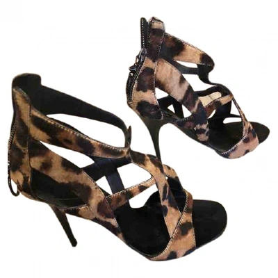 Pre-owned Giuseppe Zanotti Pony-style Calfskin Heels