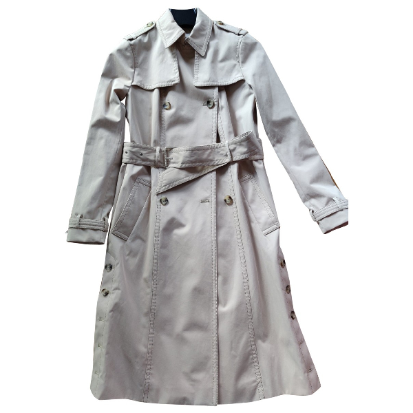 michael kors white trench coat