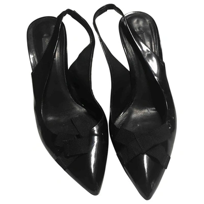 Pre-owned Kurt Geiger Patent Leather Heels In Black