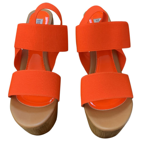 steve madden sandals orange