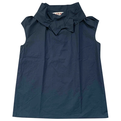 Pre-owned Marni Waistcoat In Blue