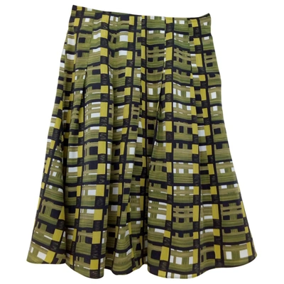 Pre-owned Lk Bennett Silk Mid-length Skirt In Multicolour