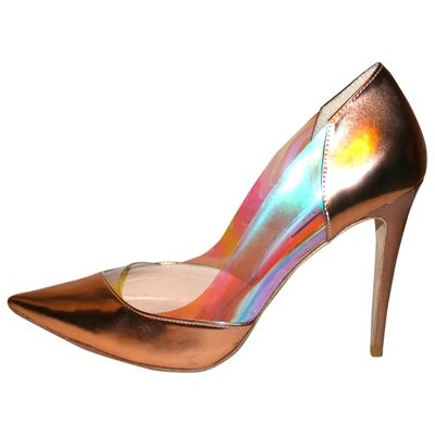 Pre-owned Lucy Choi Leather Heels In Multicolour