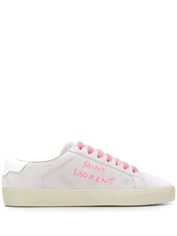 saint laurent white shoes