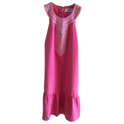 Pre-owned Tibi Silk Mini Dress In Pink