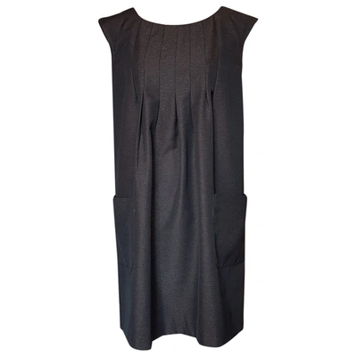 Pre-owned Tara Jarmon Mid-length Dress In Anthracite