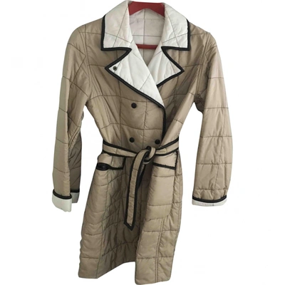 Pre-owned Fay Trench Coat In Beige