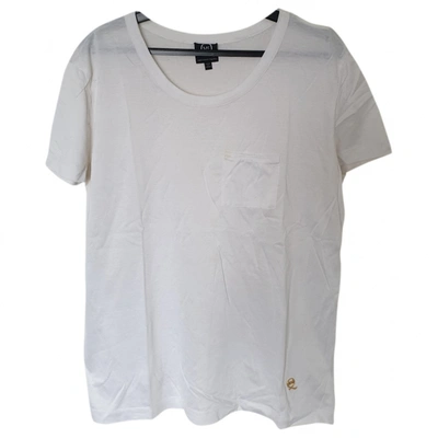 Pre-owned Mcq By Alexander Mcqueen White Cotton Top